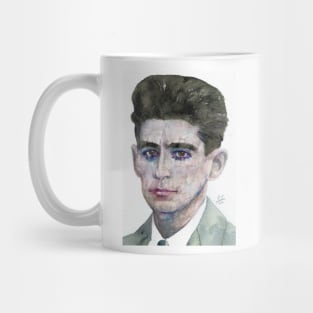 FRANZ KAFKA watercolor portrait .4 Mug